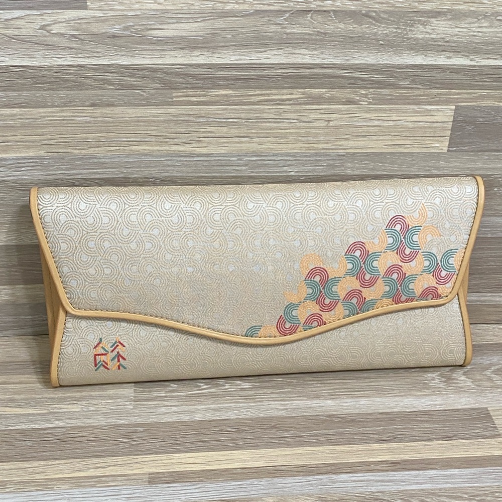 Saint Joy silk clutch hand bag wallet - Picture 6 of 12